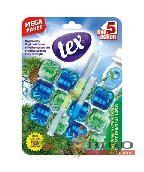 Odorizant - bloc suspendat pu WC PIN 3*50g TEX